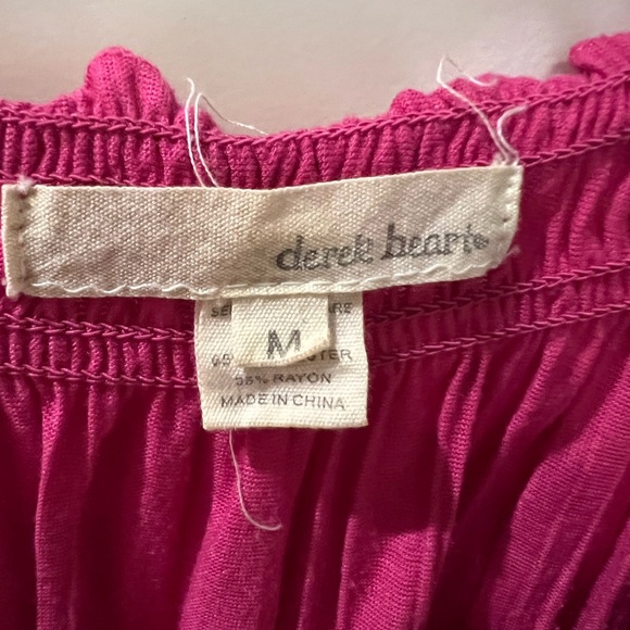 Derek Heart 3/4 Sleeve Pink Shirt - Picture 3 of 3